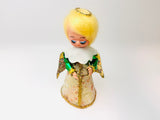 Vintage Christmas Angel Cardboard Tree Topper