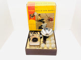 1950’s Kodak Brownie Bull’s Eye Camera Flash Outfit Kit in Box with Bulbs, Gold Version