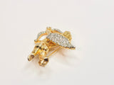 Vintage Cherub Cupid Brooch Pin