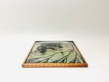 1940’s Curved Glass Silhouette Copper Framed Small Picture