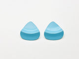 Mid Century Baby Blue Earrings For Pierced Ears