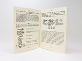 Vintage Scouts Canada Tenderfoot Requirements Leaflet