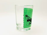 Vintage Federal Glass Cartoon Bowling 4oz Glass
