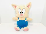 Vintage Tiny Toon Adventures Hamton J. Pig 14” Plush