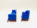 Vintage Reliable Plastic Dollhouse Couch and Chair Set