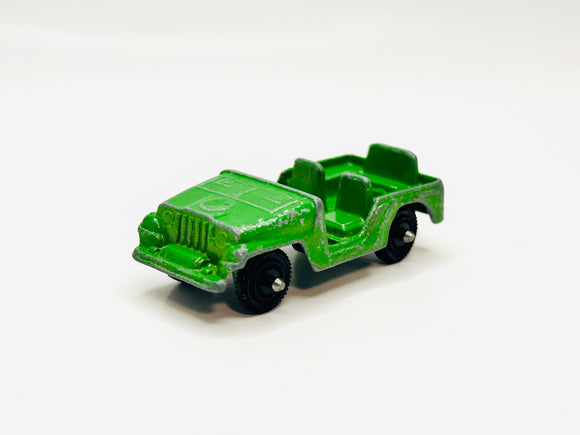 Vintage Green TootsieToy Die Cast Jeep