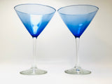 2 Vintage Martini Glasses