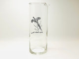 1960’s Federal Glass Ring Necked Pheasant Sportsman 10oz Glassed with Pitcher