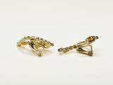 1957 935 Clip On Rhinestone Earrings