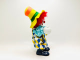 Vintage Small Ceramic Faced Clown Doll