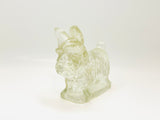 Vintage T H Stough Co Jennette Pa Scottie Dog Glass Candy Container