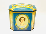 1953 Gray Dunn Queen Elizabeth II Coronation Tin