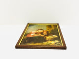 Vintage Bartolome Esteban Murillo ‘The Little Fruit Seller’ fabric Framed Print