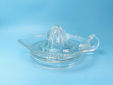 Vintage Clear Glass Juicer Reamer