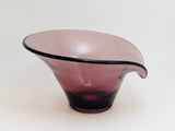 Vintage Viking Purple Glass Bowl with Pour Spout