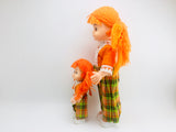 1970’s Eugene Style Dolls, Orange Wool Hair