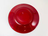 1940’s Anchor Hocking Royal Ruby Glass Tea Cup and Saucer