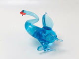 Vintage Miniature Art Glass Swan