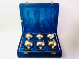 Vintage EPNS Silver Plated Miniature Goblets / Shot Glass