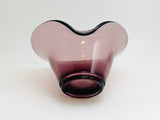 Vintage Viking Purple Glass Bowl with Pour Spout