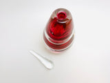 Vintage Cranberry Art Glass Perfume Scent Bottle