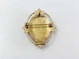 Vintage Sarah Coventry Floral Pendant Brooch