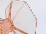 1920’s Westmorland Doreen Pink Depression Glass Etched Sugar Bowl