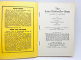 1933 The Late Christopher Bean, A Comedy in Three Acts by Sydney Howard