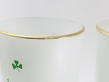 Vintage Irish Coffee Milk Glass Mugs