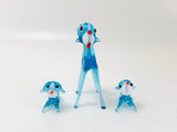 Vintage Tiny Glass Dogs
