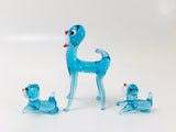 Vintage Tiny Glass Dogs