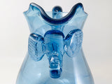 Vintage Blown Glass Elephant Head Pitcher