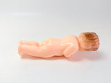 Vintage Plastic Frozen Charlotte Style 4” Doll