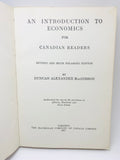 1937 An Introduction to Economics by Duncan Alexander MacGibbon