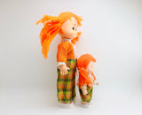 1970’s Eugene Style Dolls, Orange Wool Hair