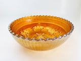 1911-1913 Imperial Windmill Marigold Carnival Glass Bowl