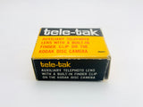 Hirox Tele-Tak Auxiliary Telephoto Lens for Kodak Disc Cameras in Box