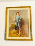 Framed Blue Boy Print