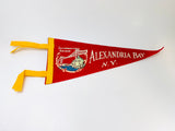 Vintage Alexandria Bay N.Y. Felt Pennant