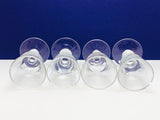 4 Hughes Cornflower 1 oz Liqueur Tiffin Glass Line 73
