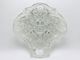 1904 McKee Pres Cut Toltec Crystal Cut Shell Shaped Dish