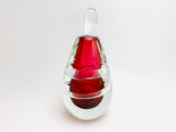 Vintage Cranberry Art Glass Perfume Scent Bottle