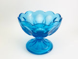 1970’s Anchor Hocking Amber Glass Fairfield Compote Dish