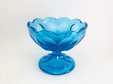 1970’s Anchor Hocking Amber Glass Fairfield Compote Dish