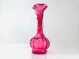Vintage Cranberry Glass Vase