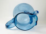 Vintage Blown Glass Elephant Head Pitcher