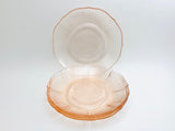 American Sweetheart MacBeth-Evans Pink Depression Glass Saucers