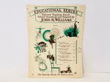 1929 Educational Series Piano Sheet Music “My New Bicycle” John M. Williams