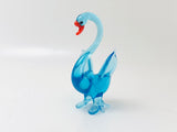 Vintage Miniature Art Glass Swan