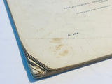 1903 J. Pischna Bosworth Edition, Piano Sheet Music in German and English